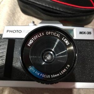 VINTAGE PhotoFlex MX-35 Camera and Electronic Flash Unit w/Case